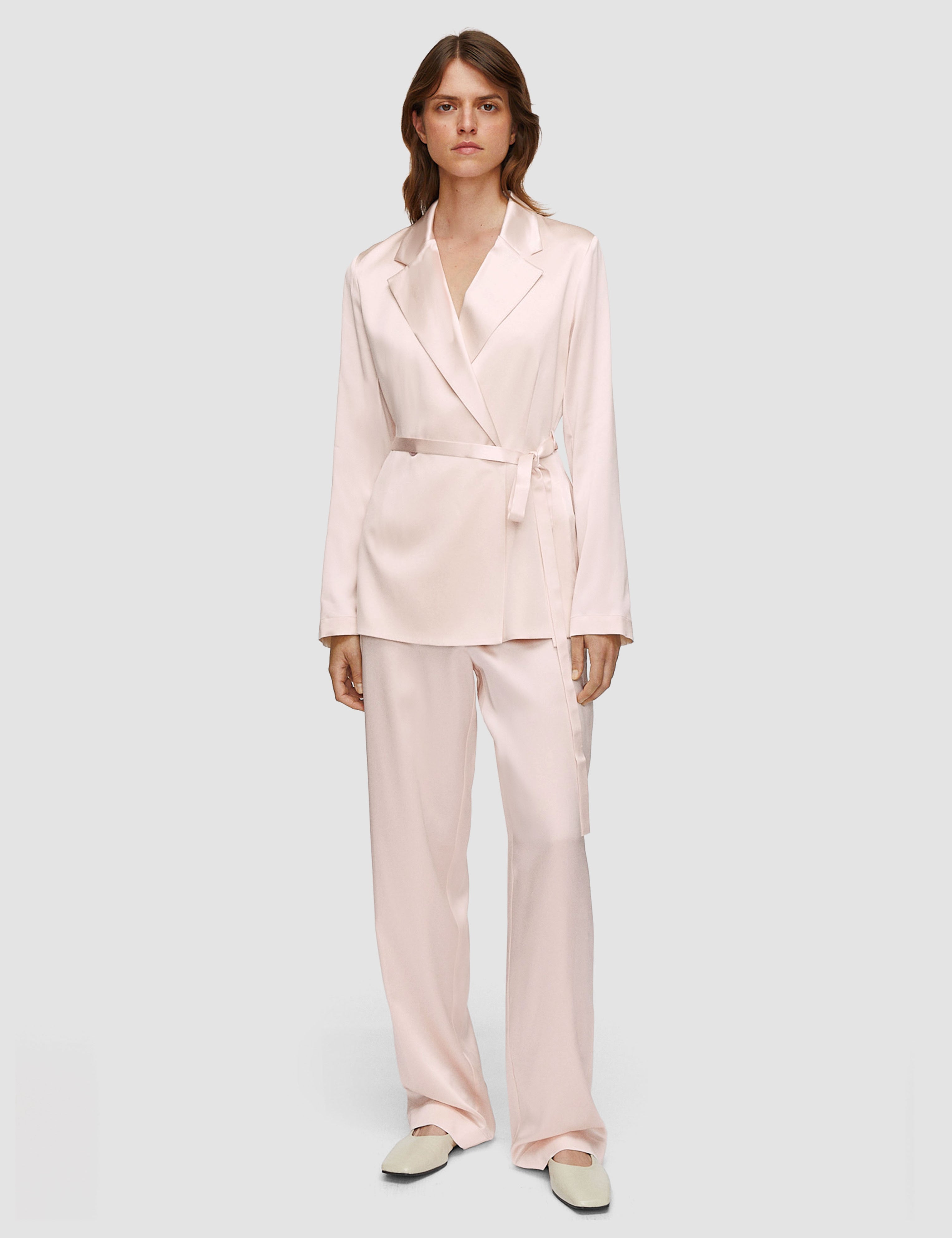 Pink Joubert Silk Satin Jacket - Joseph