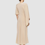 Beige Joya Satin Twill Dress - Joseph