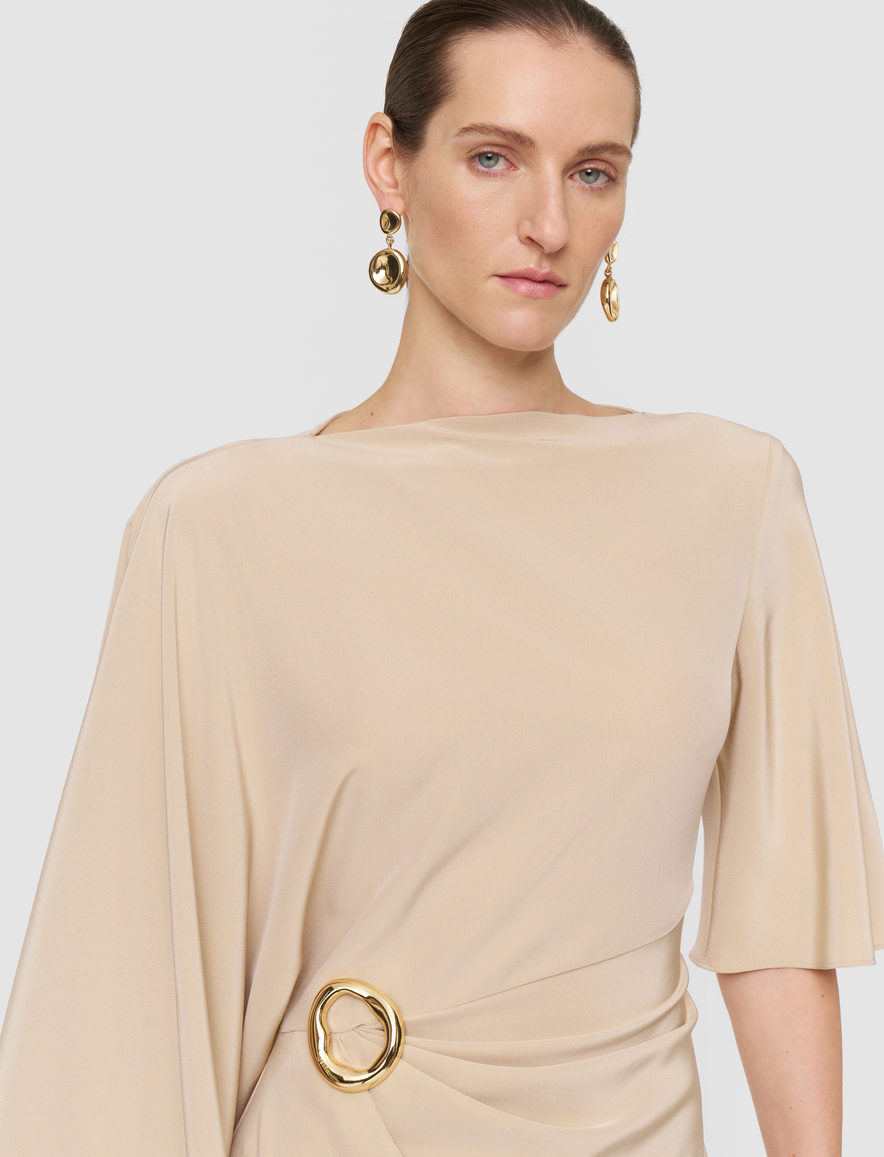 beige-joya-satin-twill-dress-JOSEPH