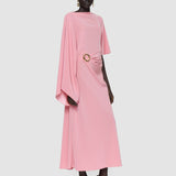 Pink Joya Satin Twill Dress - Joseph
