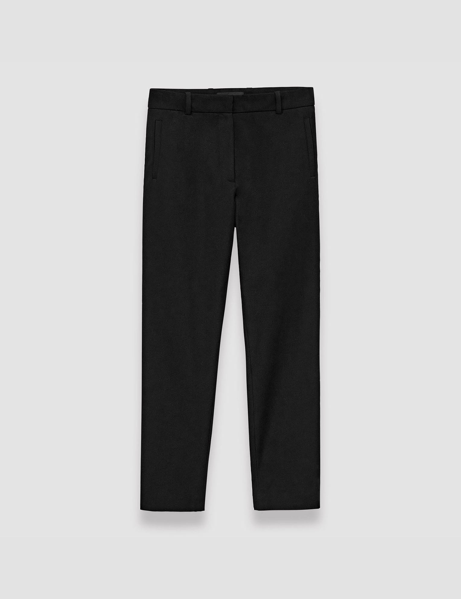 Black New Eliston Gabardine Stretch Trousers - Joseph