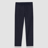 Blue New Eliston Gabardine Stretch Trousers - Joseph