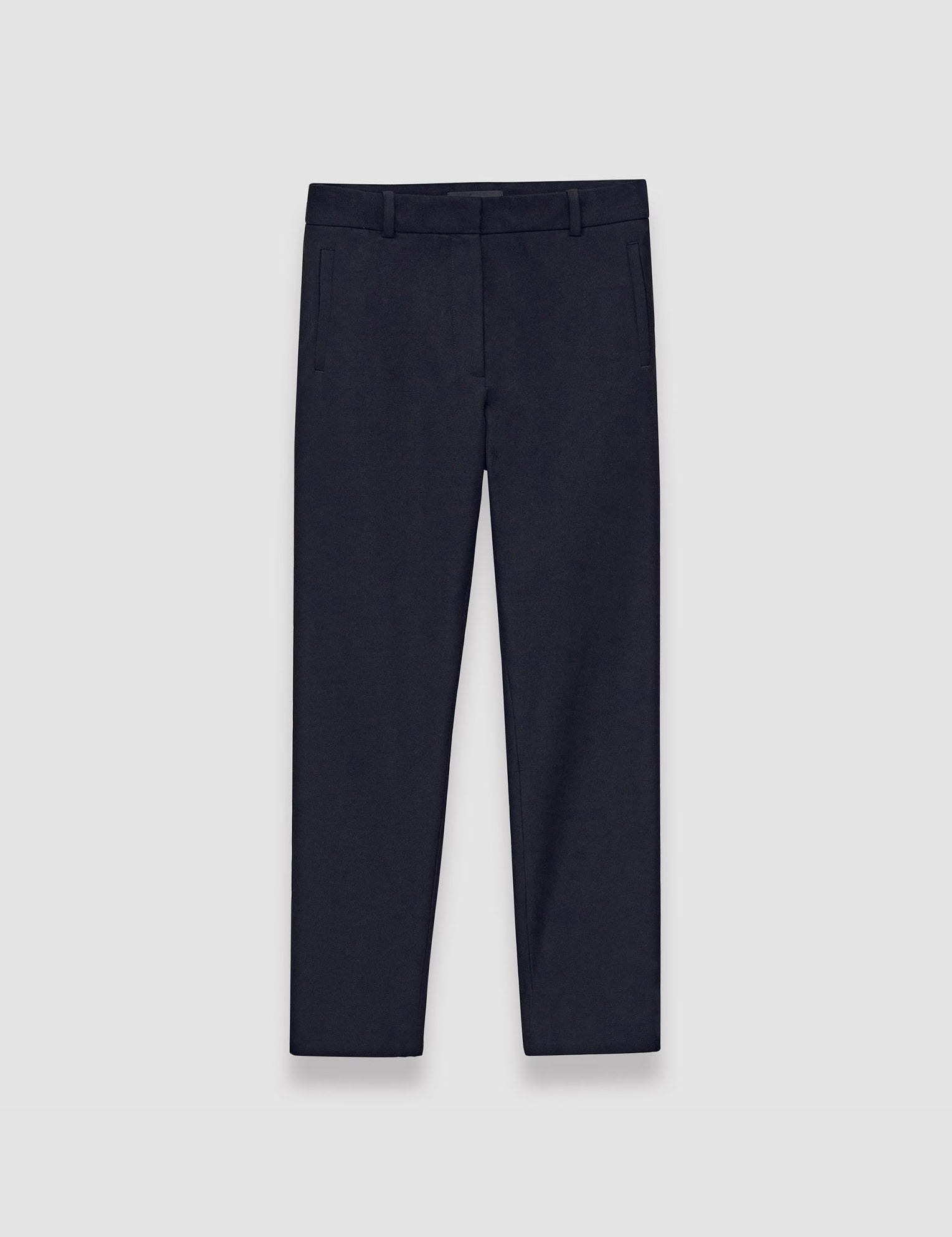 Blue New Eliston Gabardine Stretch Trousers - Joseph