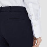 Blue New Eliston Gabardine Stretch Trousers - Joseph