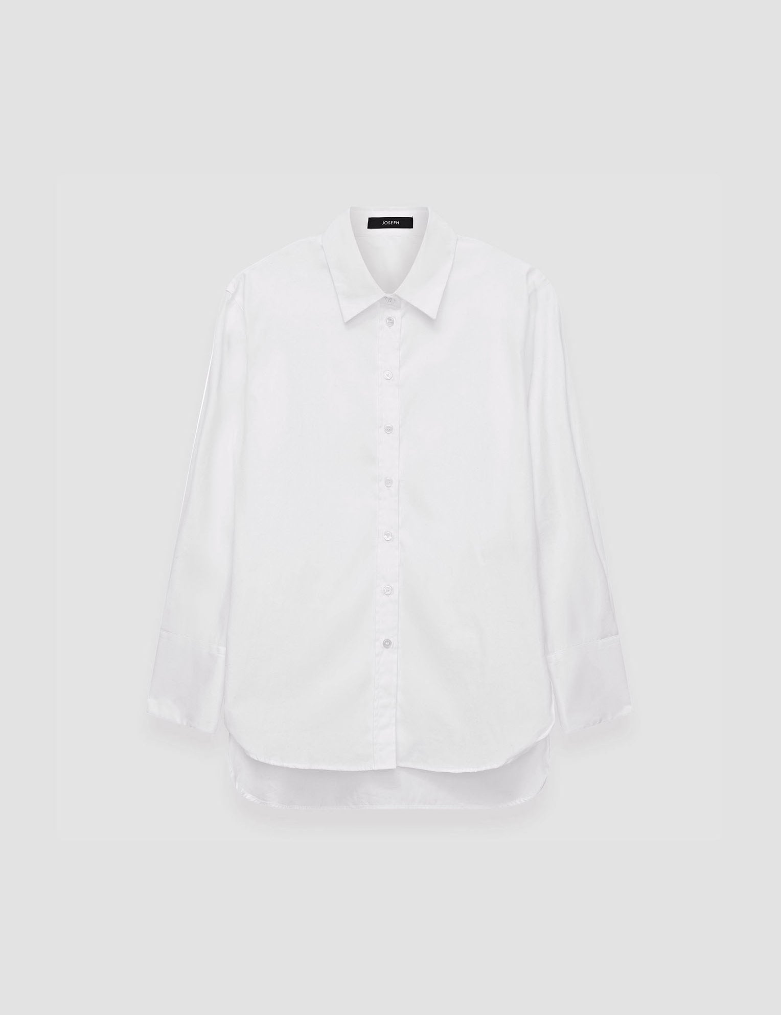 White Light Poplin Joe Shirt - Joseph