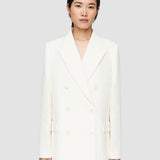 White Wool Viscose Chapone Jacket - Joseph