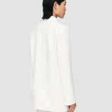 White Wool Viscose Chapone Jacket - Joseph