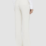 White Comfort Cady Morissey Trousers - Joseph