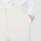 White Comfort Cady Morissey Trousers - Joseph