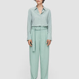 Green Comfort Cady Drew Trousers - Joseph