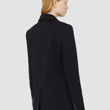 Black Tailoring Wool Stretch Jackie Jacket - Joseph