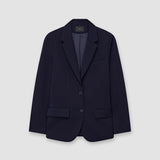 Blue Tailoring Wool Stretch Jackie Jacket - Joseph