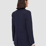 Blue Tailoring Wool Stretch Jackie Jacket - Joseph