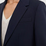 Blue Tailoring Wool Stretch Jackie Jacket - Joseph