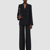 Black Jaden Tailoring Wool Stretch Jacket - Joseph