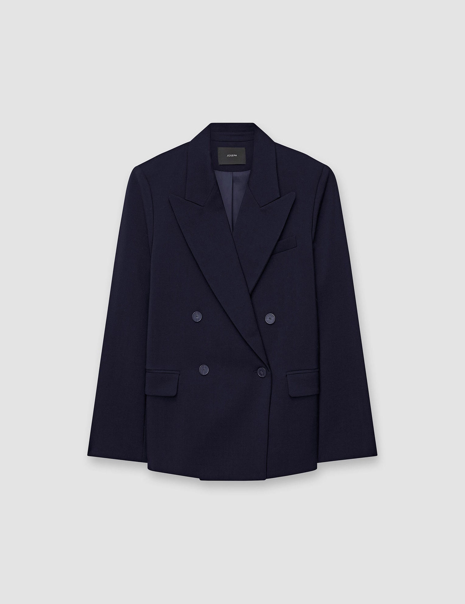 Blue Jaden Tailoring Wool Stretch Jacket - Joseph