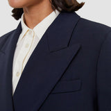 Blue Jaden Tailoring Wool Stretch Jacket - Joseph