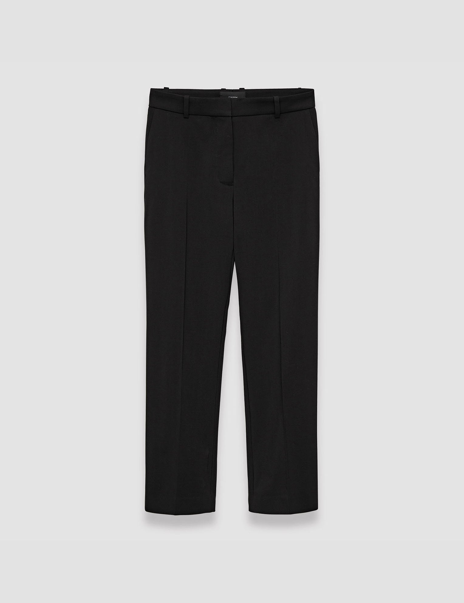 Black Tailoring Wool Stretch Coleman Trousers - Joseph