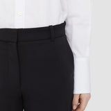 Black Tailoring Wool Stretch Coleman Trousers - Joseph