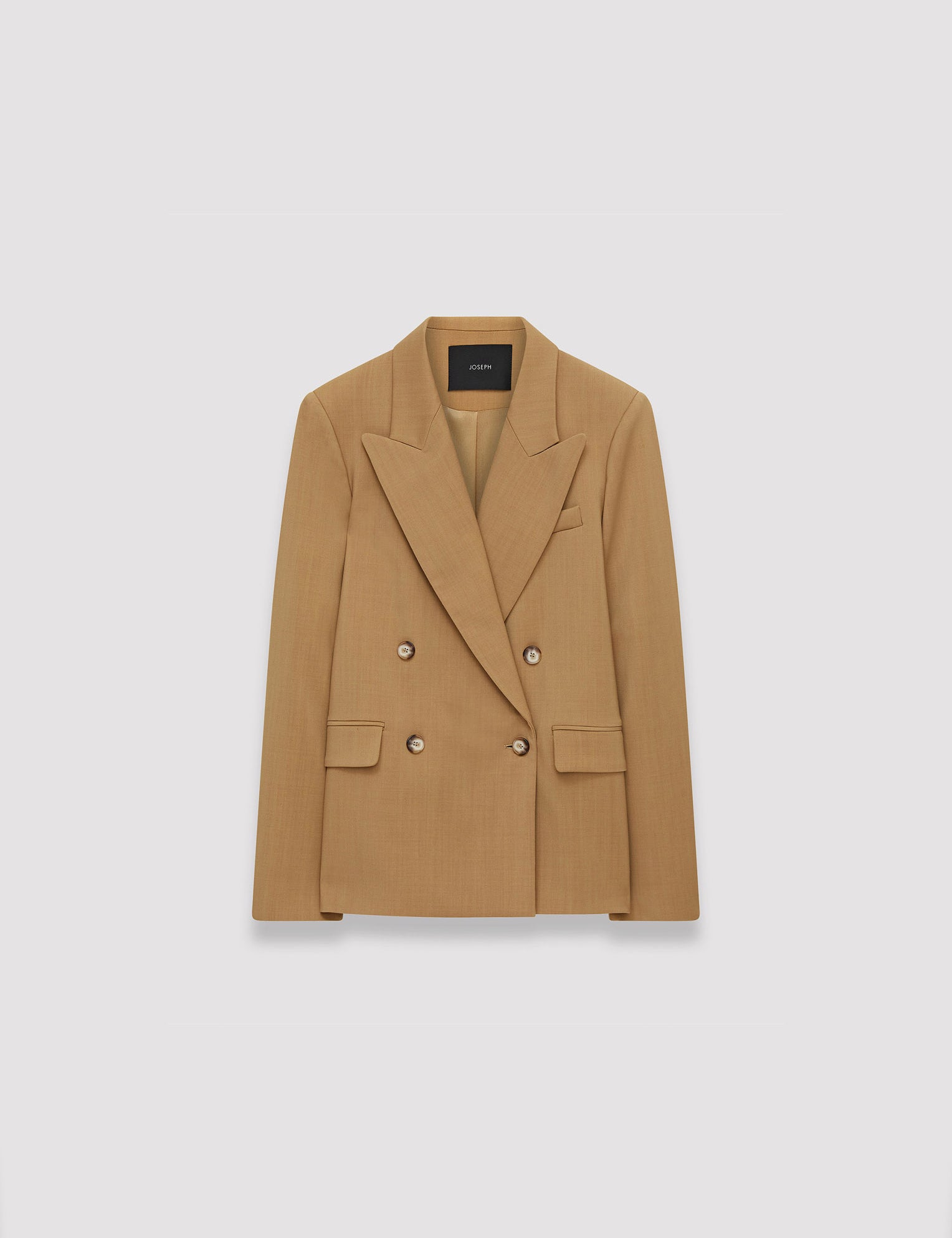 Beige Jaden Tailoring Wool Stretch Jacket - Joseph