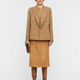 Beige Jaden Tailoring Wool Stretch Jacket - Joseph