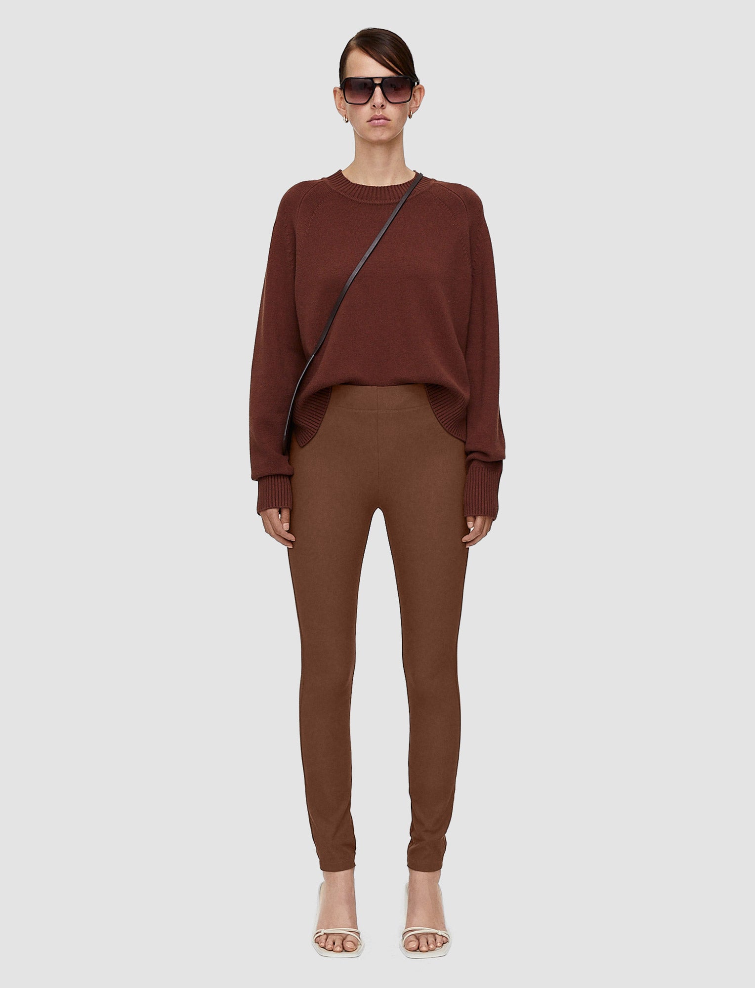 marron-legging-en-gabardine-stretch-JOSEPH