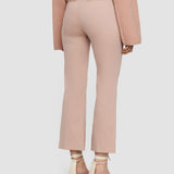 Beige Light Gabardine Stretch Talia Trousers - Joseph