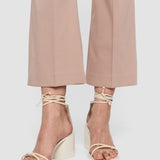 Beige Light Gabardine Stretch Talia Trousers - Joseph