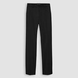 Black Gabardine Stretch Coleman Long Trousers - Joseph