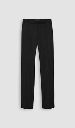 Black Gabardine Stretch Coleman Long Trousers - Joseph