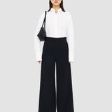 Black Alane Comfort Cady Trousers - Joseph