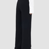 Black Alane Comfort Cady Trousers - Joseph