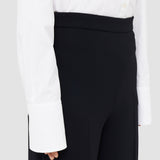 Black Alane Comfort Cady Trousers - Joseph