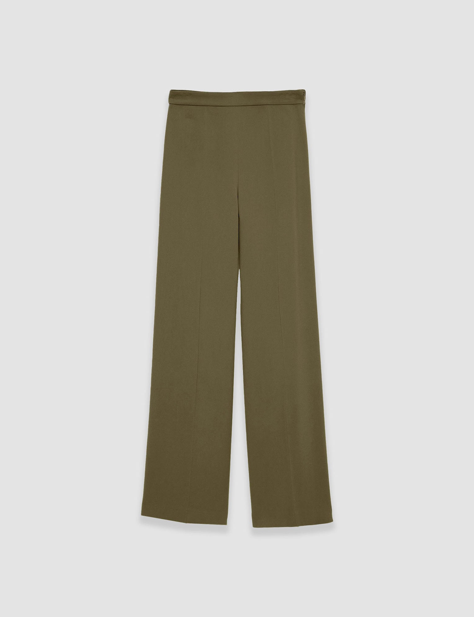 Green Alane Comfort Cady Trousers - Joseph