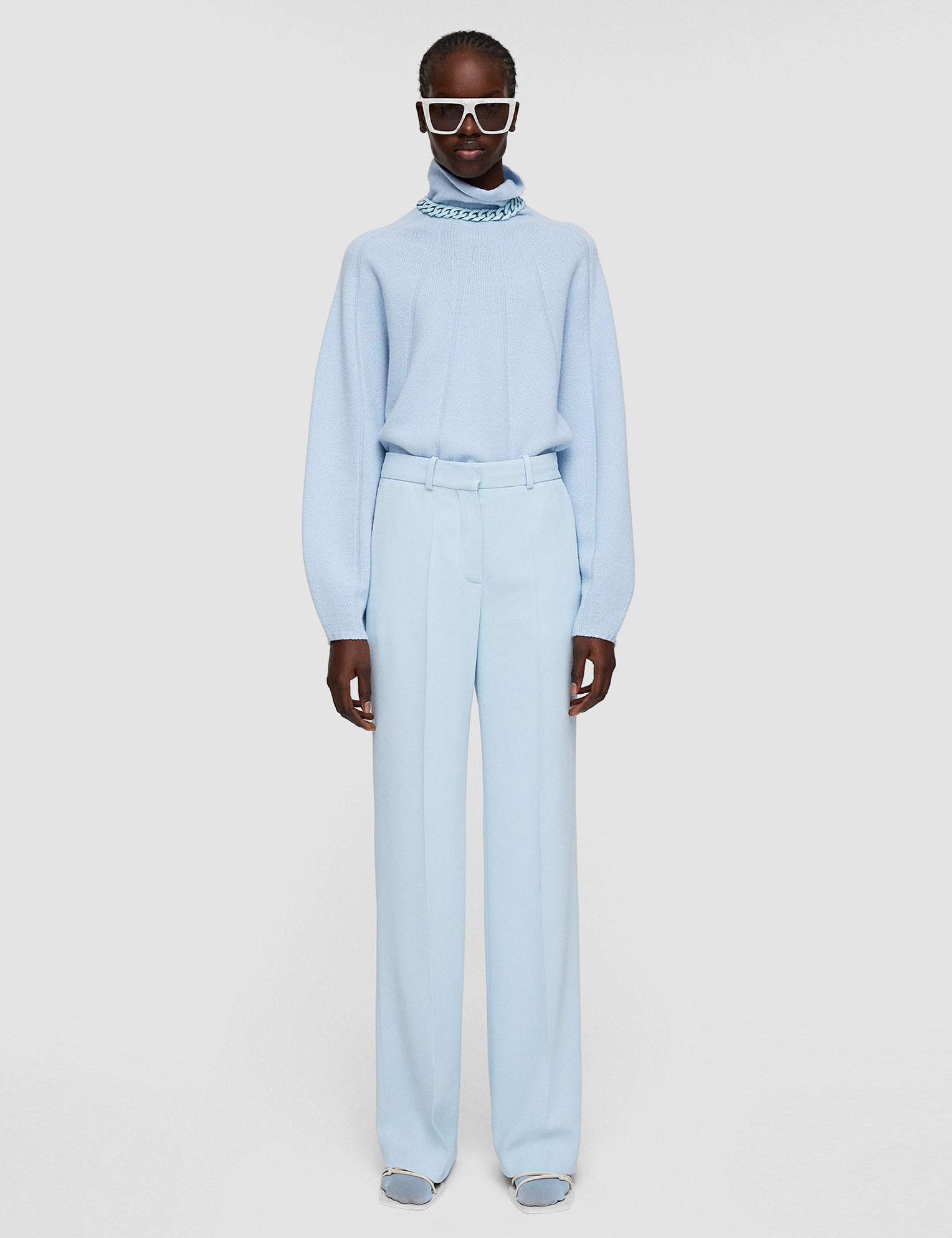 Blue Comfort Cady Morissey Trousers - Joseph