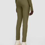 Green Gabardine Stretch Leggings - Joseph