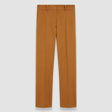 Brown Coleman Gabardine Stretch Trousers - Joseph