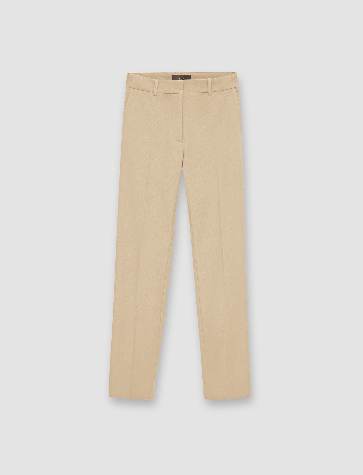 beige-coleman-gabardine-stretch-trousers-JOSEPH