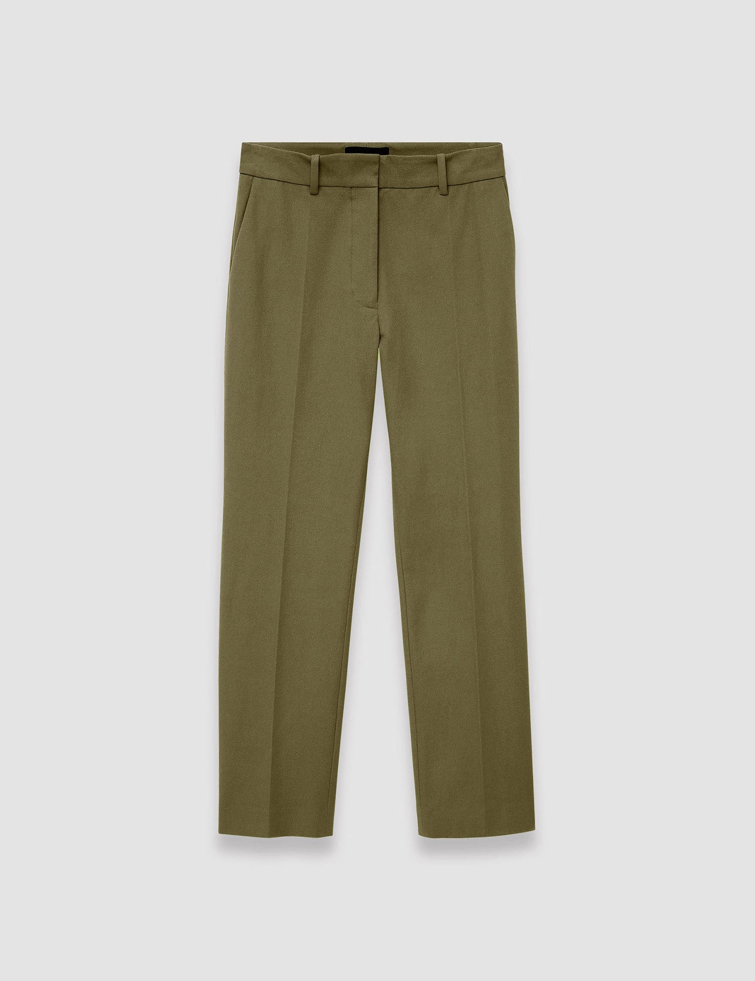 Green Coleman Gabardine Stretch Trousers - Joseph