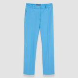 Blue Coleman Gabardine Stretch Trousers - Joseph