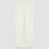 White New Eliston Gabardine Stretch Trousers - Joseph