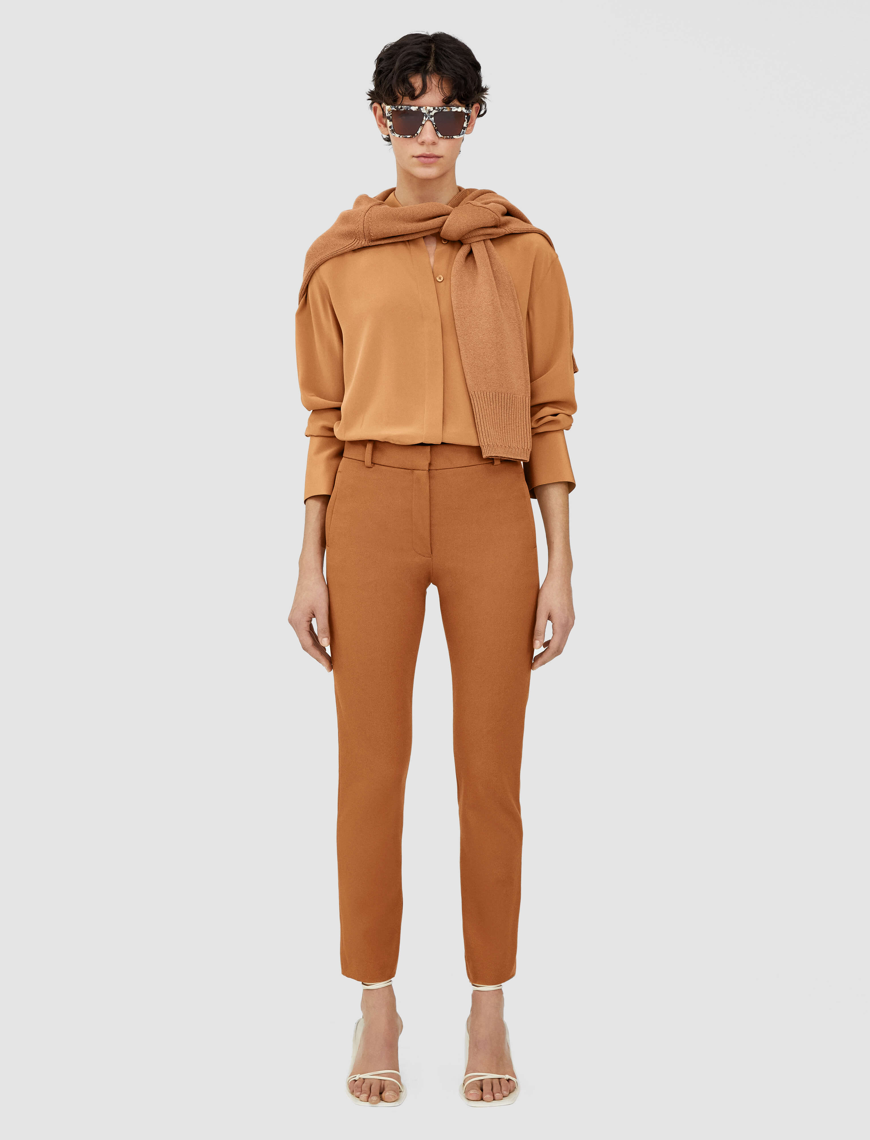 brown-new-eliston-gabardine-stretch-trousers-JOSEPH