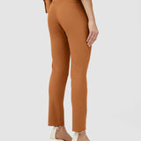 Brown New Eliston Gabardine Stretch Trousers - Joseph