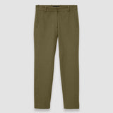 Green New Eliston Gabardine Stretch Trousers - Joseph