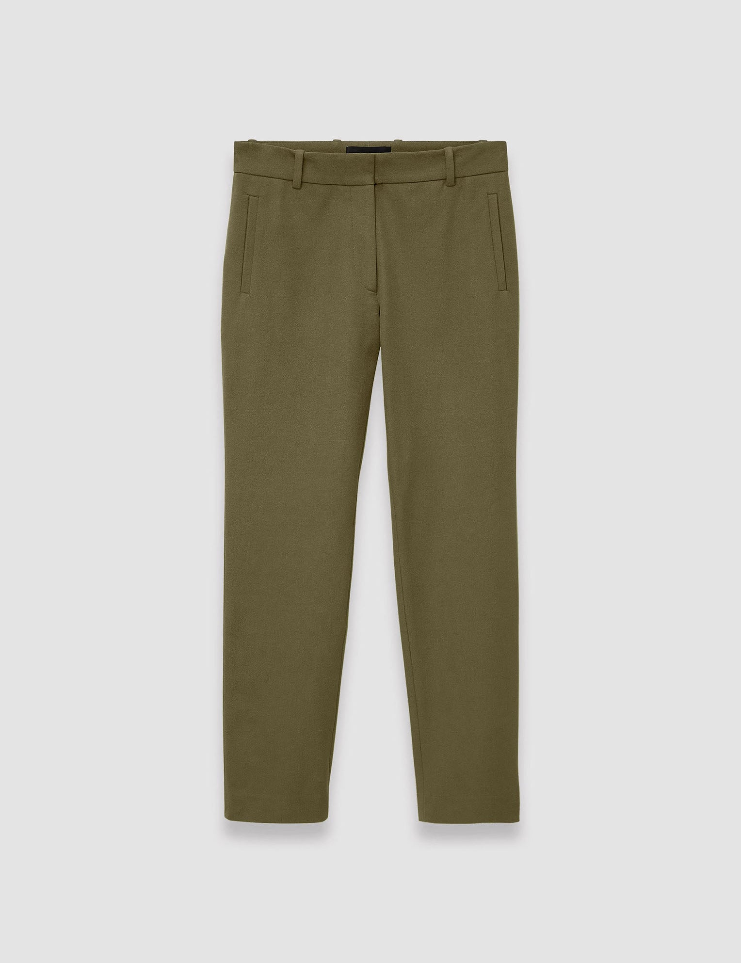 Green New Eliston Gabardine Stretch Trousers - Joseph