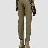 Green New Eliston Gabardine Stretch Trousers - Joseph