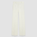 White Tafira Gabardine Stretch Trousers - Joseph