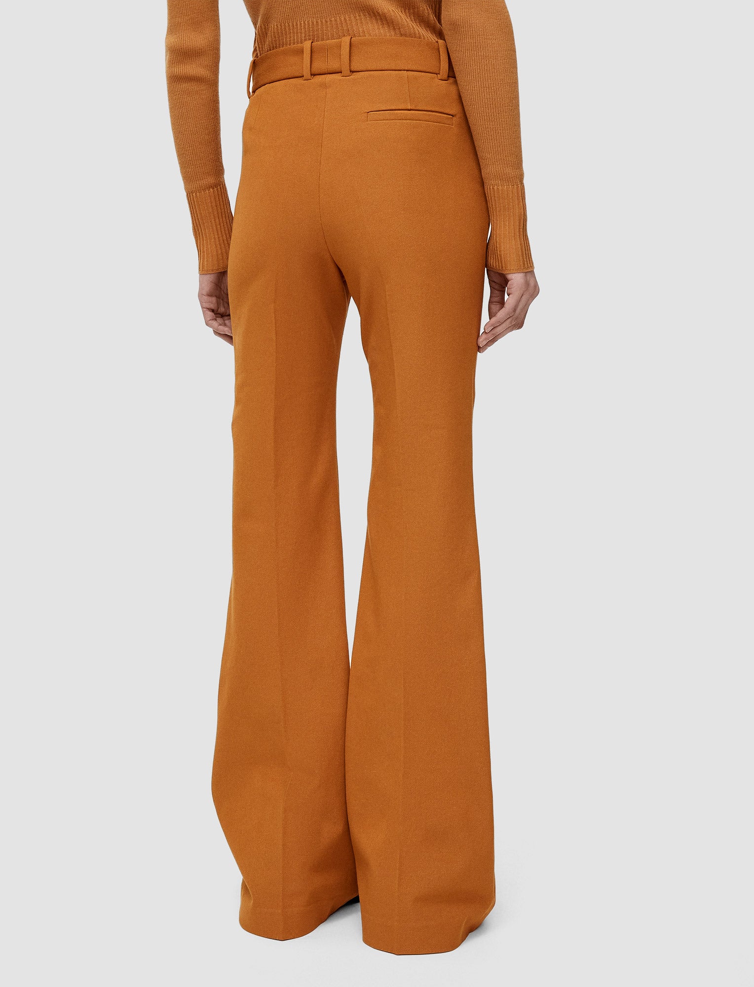 brown-tafira-gabardine-stretch-trousers-JOSEPH