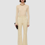 Beige Tafira Gabardine Stretch Trousers - Joseph