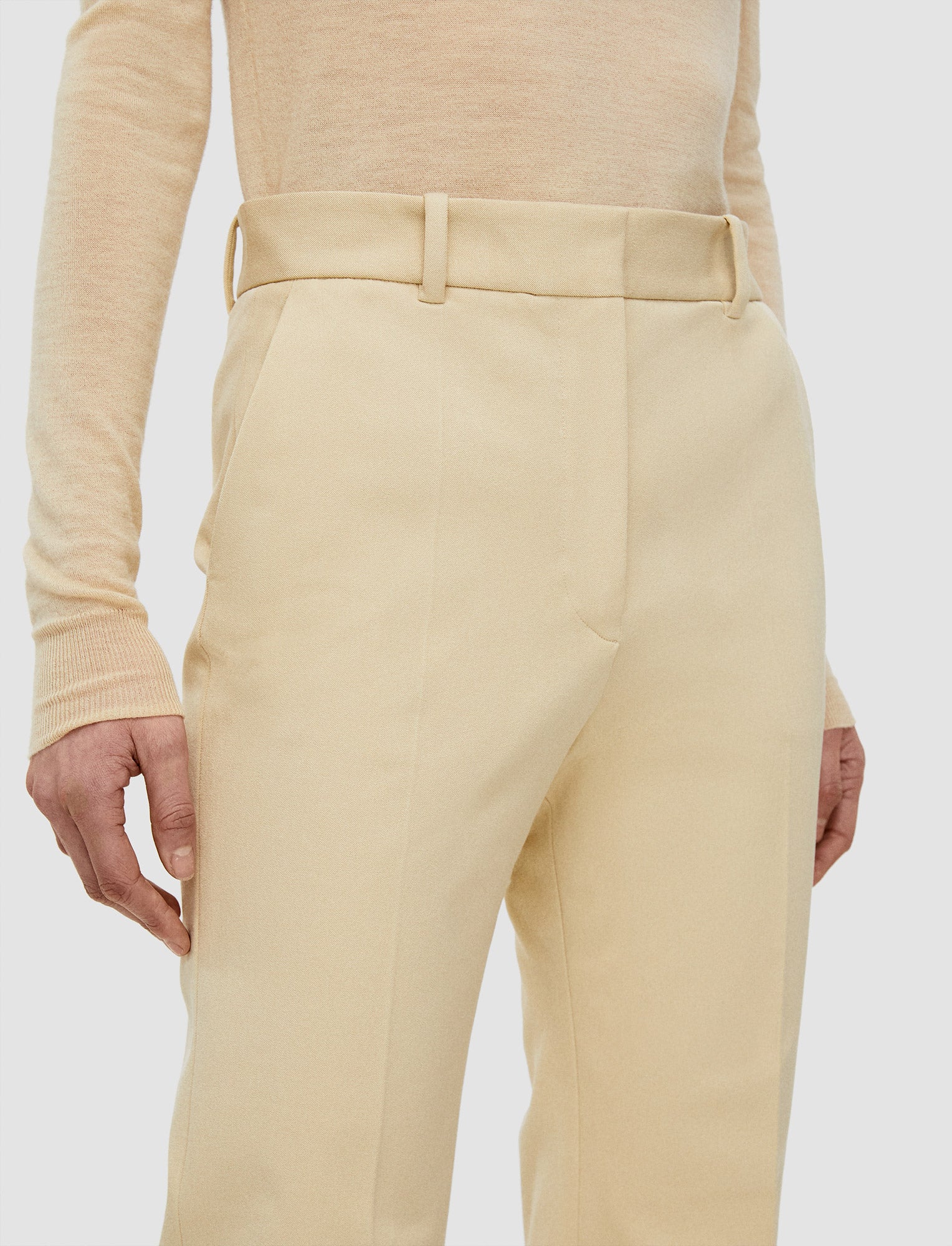 beige-tafira-gabardine-stretch-trousers-JOSEPH